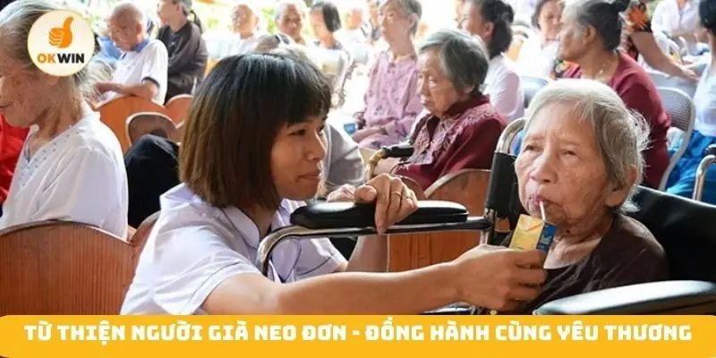 Từ thiện người già neo đơn